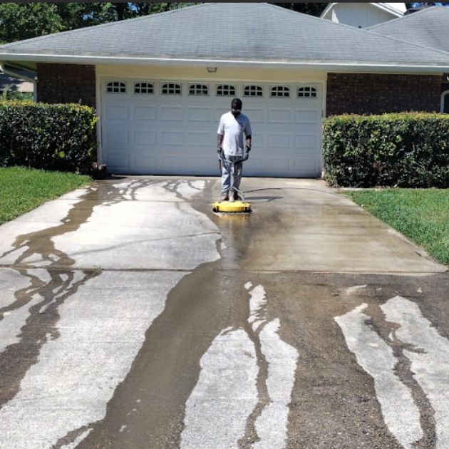 Driveway cleaning